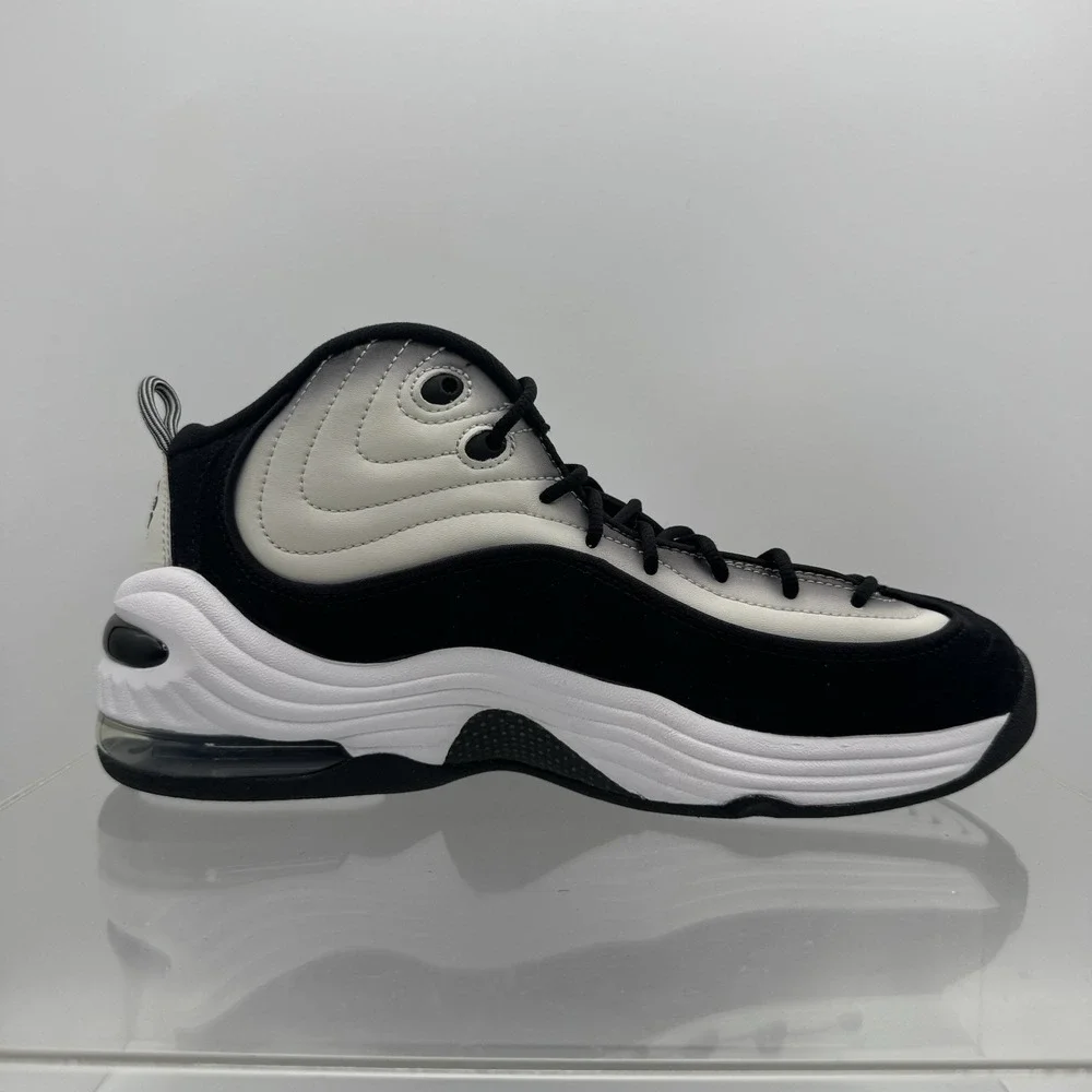 Brand New Nike Air Penny 2 Light Bone White Black  DZ2549-001 Men's Size 9.5
